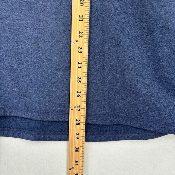 Spyder Active Quarter Zip Sweatshirt Mens Size L Blue Long Sleeve Pullover - Picture 8 of 9